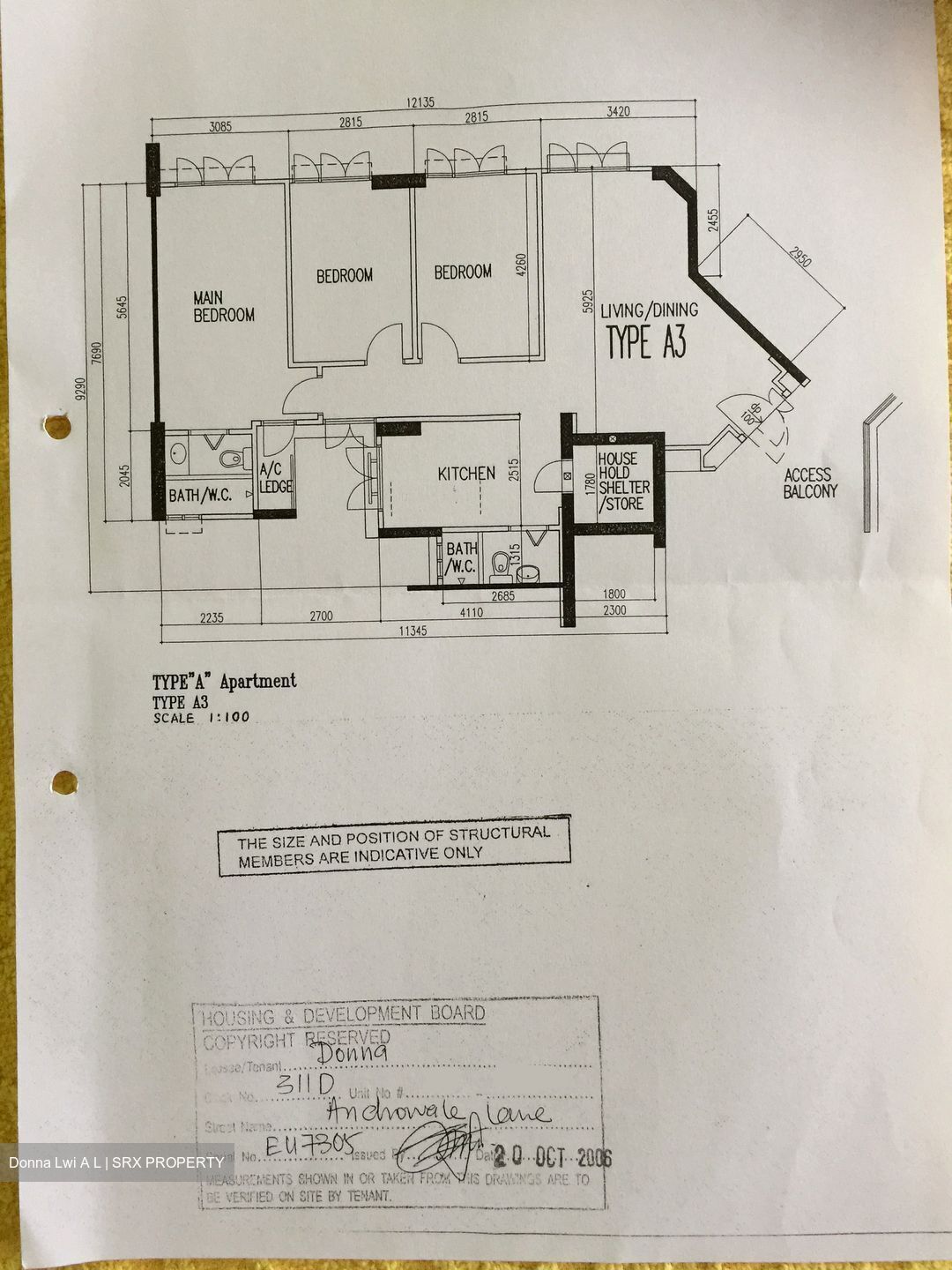 Blk 311D Anchorvale Vista (Sengkang), HDB 4 Rooms #450778291